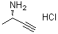 structure of CAS# 1414960-66-9, (2S)-3-Butyn-2-amine hydrochloride