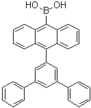 structure of CAS# 1415334-59-6, (10-[1,1':3',1''-三联苯]-5'-基-9-蒽基)硼酸