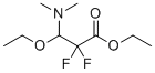 structure of CAS# 141546-96-5, 乙基3-(二甲基氨基)-3-乙氧基-2,2-二氟丙酸酯