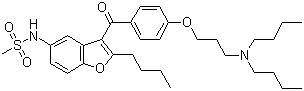 structure of CAS# 141626-36-0, 决奈达隆