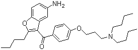 CAS 登录号：141644-91-9, (5-氨基-2-丁基-3-苯并呋喃基)[4-[3-(二丁基氨基)丙氧基]苯基]甲酮