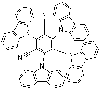 structure of CAS# 1416881-52-1, 2,4,5,6-四(9H-咔唑-9-基)异酞腈
