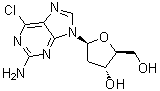 CAS # 141771-78-0, 6-Chloro-9-(2-deoxy-beta-L-erythro-pentofuranosyl)-9H-purin-2-amine