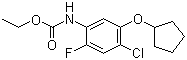 CAS 登录号：141772-35-2, N-[4-氯-5-(环戊氧基)-2-氟苯基]氨基甲酸乙酯