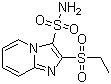structure of CAS# 141776-47-8, 2-乙磺酰基咪唑并[1,2-a]吡啶-3-磺酰胺