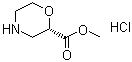 structure of CAS# 1417789-45-7, (2S)-2-吗啉羧酸甲酯盐酸盐