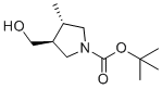 structure of CAS# 1417789-75-3, 叔-丁基(3S,4S)-3-(羟基甲基)-4-甲基-吡咯烷-1-羧酸酯