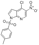 structure of CAS# 1421338-17-1, 4-氯-5-硝基-1-对甲苯磺酰基-1H-吡咯并[2,3-b]吡啶