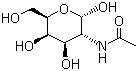 structure of CAS# 14215-68-0, 2-乙酰胺基-2-脱氧-D-半乳糖
