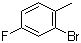 CAS # 1422-53-3, 2-Bromo-4-fluorotoluene, 2-Bromo-4-fluoro-1-methylbenzene