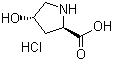 structure of CAS# 142347-81-7, 反式-4-羟基-D-脯氨酸盐酸盐