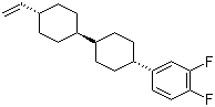 structure of CAS# 142400-92-8, 反,反-4-(3,4-二氟苯基)-4'-乙烯基联二环己烷