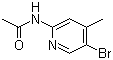 structure of CAS# 142404-82-8, N-(5-溴-4-甲基吡啶-2-基)乙酰胺