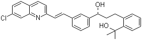 structure of CAS# 142569-70-8, 2-(2-(3-(2-(7-氯-2-喹啉基)-乙烯基苯基)-3-羟基丙基)苯基)-2-丙醇