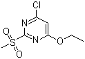 4-Chloro-6-ethoxy-2-(methylsulfonyl)pyrimidine molecular structure (CAS 142596-33-6)