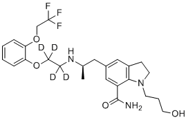 structure of CAS# 1426173-86-5, 西洛多辛-d4