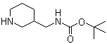 structure of CAS# 142643-29-6, 3-N-Boc-Aminomethylpiperidine
