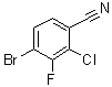 structure of CAS# 1427439-32-4, 4-溴-2-氯-3-氟苯甲腈