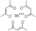 structure of CAS# 14284-92-5, Rhodium(III) 2,4-pentanedionate