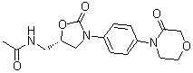 structure of CAS# 1429334-00-8, N-[[(5S)-2-氧代-3-[4-(3-氧代-4-吗啉基)苯基]-5-恶唑烷基]甲基]乙酰胺