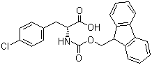 structure of CAS# 142994-19-2, Fmoc-D-4-氯苯丙氨酸