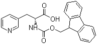 structure of CAS# 142994-45-4, Fmoc-3-(3-吡啶基)-D-丙氨酸