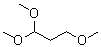 structure of CAS# 14315-97-0, 1,1,3-Trimethoxypropane