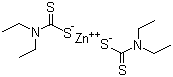 structure of CAS# 14324-55-1, 二乙基二硫代氨基甲酸锌