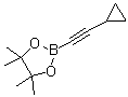 structure of CAS# 1432491-43-4, 2-(2-环丙基乙炔基)-4,4,5,5-四甲基-1,3,2-二氧硼杂环戊烷