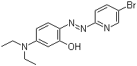 CAS 登录号：14337-53-2, 2-(5-溴-2-吡啶基偶氮)-5-(二乙基氨基)苯酚