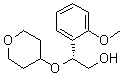 structure of CAS# 1434652-66-0, (betaR)-2-甲氧基-beta-[(四氢-2H-吡喃-4-基)氧基]苯乙醇