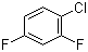 structure of CAS# 1435-44-5, 2,4-二氟氯苯