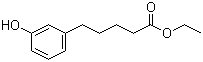 Ethyl 5-(3-hydroxyphenyl)pentanoate molecular structure (CAS 143536-52-1)