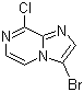structure of CAS# 143591-61-1, 3-溴-8-氯咪唑并[1,2-a]吡嗪