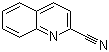 structure of CAS# 1436-43-7, 喹啉-2-甲腈