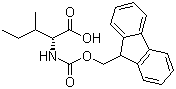 structure of CAS# 143688-83-9, Fmoc-D-异亮氨酸