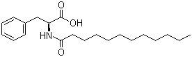 CAS 登录号：14379-64-7, N-十二碳酰基-L-苯丙氨酸