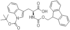 structure of CAS# 143824-78-6, N-alpha-芴甲氧羰基-N-in-叔丁氧羰基-L-色氨酸