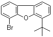 structure of CAS# 1438391-33-3, 4-溴-6-叔丁基二苯并呋喃