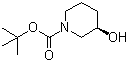 structure of CAS# 143900-43-0, (R)-1-Boc-3-羟基哌啶