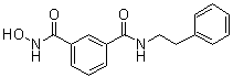 structure of CAS# 1440209-96-0, N1-羟基-N3-(2-苯基乙基)-1,3-苯二甲酰胺