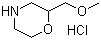 structure of CAS# 144053-99-6, 2-(Methoxymethyl)morpholine hydrochloride