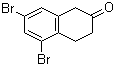 structure of CAS# 144066-44-4, 5,7-二溴-3,4-二氢-1H-2-萘酮