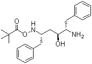 structure of CAS# 144163-85-9, [(1S,3S,4S)-4-Amino-3-hydroxy-5-phenyl-1-(phenylmethyl)pentyl]carbamic acid 1,1-dimethylethyl ester