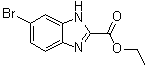 structure of CAS# 144167-50-0, 6-溴-1H-苯并咪唑-2-羧酸乙酯