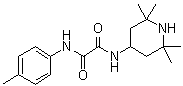 CAS 登录号：144217-65-2, N-(4-甲基苯基)-N'-(2,2,6,6-四甲基哌啶-4-基)草酰胺