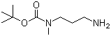 tert-Butyl N-(3-aminopropyl)-N-methylcarbamate molecular structure (CAS 144222-23-1)