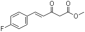 structure of CAS# 144224-15-7, 5-(4-氟苯基)-3-氧代-4-戊烯酸甲酯
