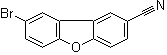 structure of CAS# 1442648-14-7, 8-溴-2-二苯并呋喃甲腈