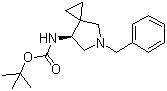 structure of CAS# 144282-37-1, (7S)-5-(苯甲基)5-氮杂螺[2.4]庚烷-7-基氨基甲酸叔丁酯